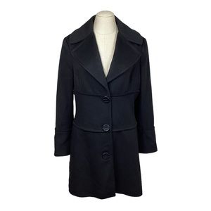 Bloomingdale’s Collection Fiftynine Cashmere Coat Poland Black Vintage
